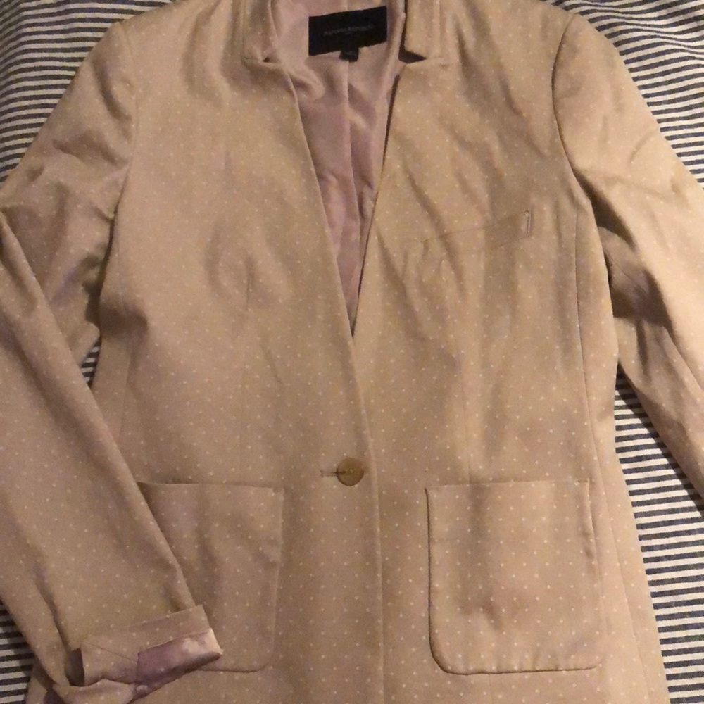 EUC Banana Republic polka dot blazer US 4